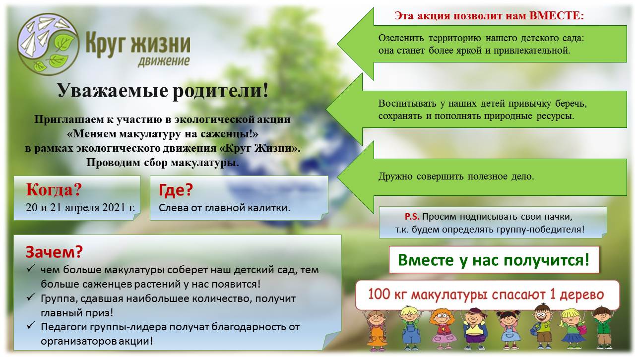 Сбор макулатуры 04.2021