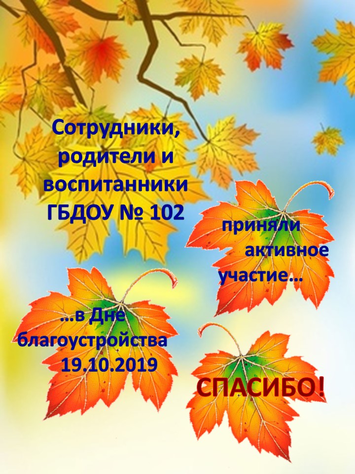 благодарность 19.10.19