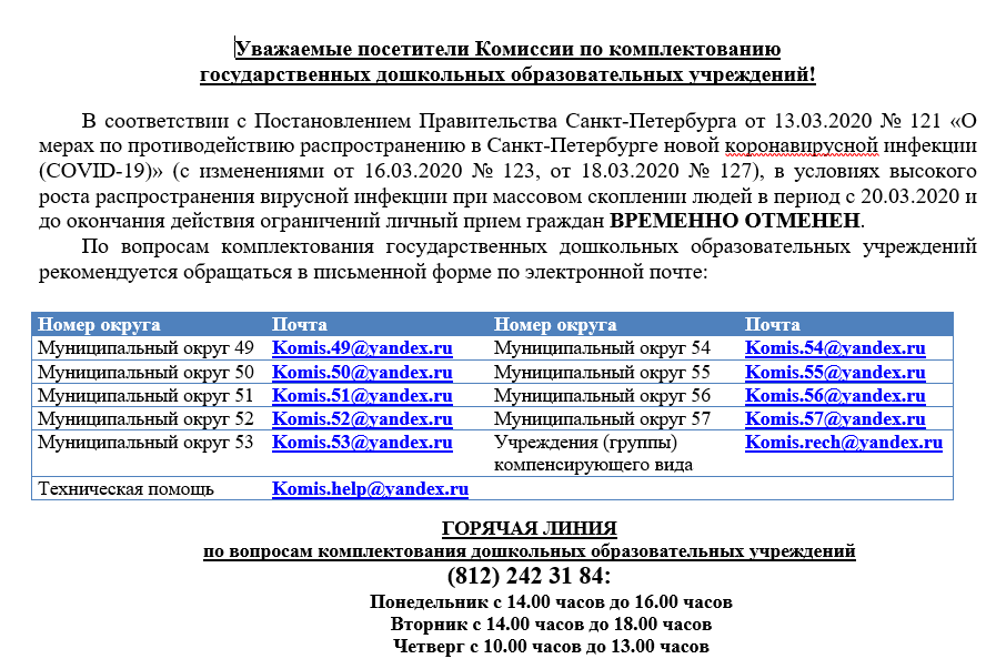 график комиссии