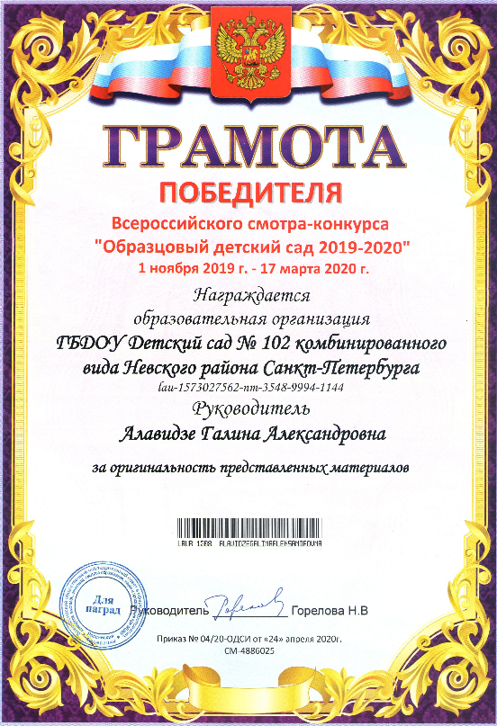 образцовый дс